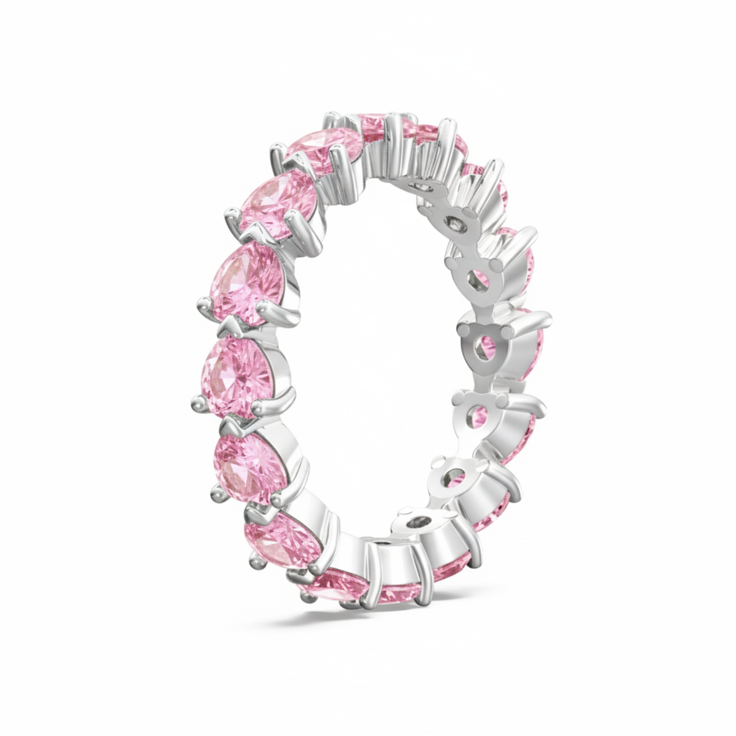 ZAINA™ Row of Hearts Ring 💖