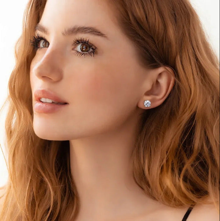 ZAINA™ 1ct Safa Glow Stud Earrings 🌠