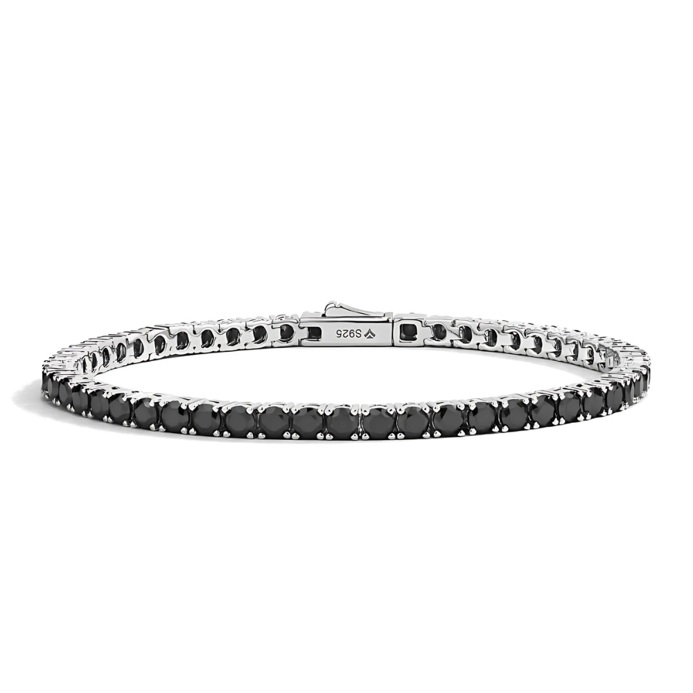 ZAINA™ Obsidian Tennis Bracelet 🌑