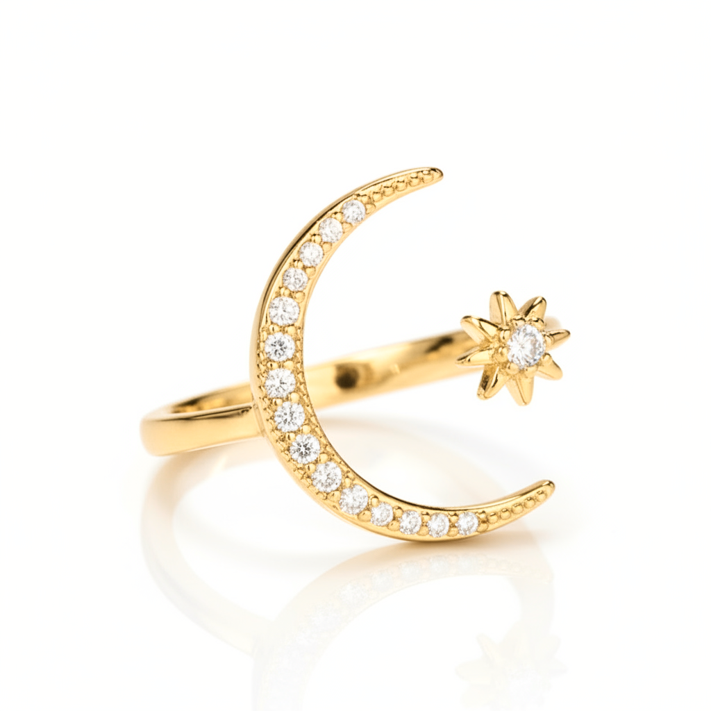 ZAINA™ Hilal Star Ring