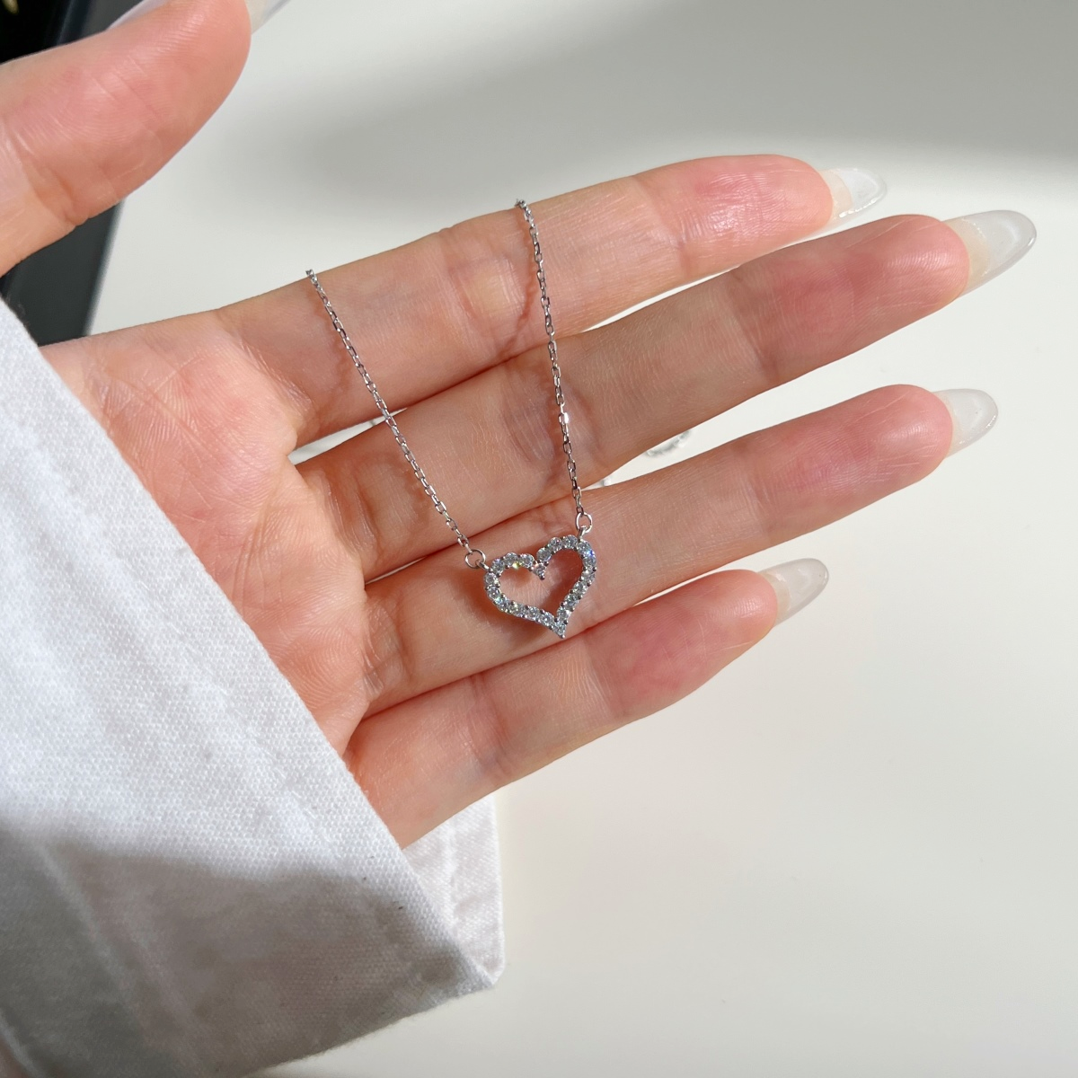 ZAINA™ Diamond Heart Necklace ♡