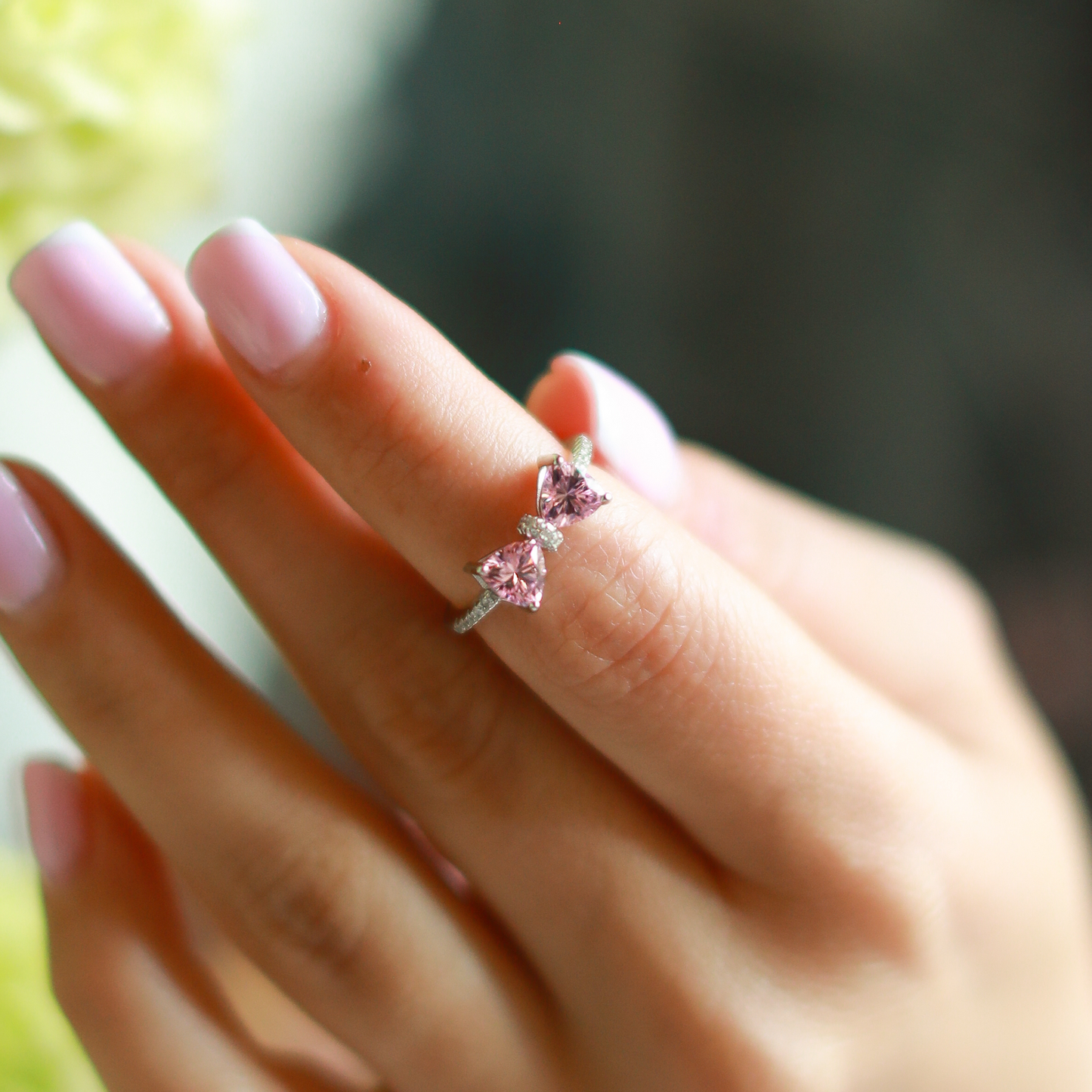 ZAINA™ Sparkling Bow Ring 🎀