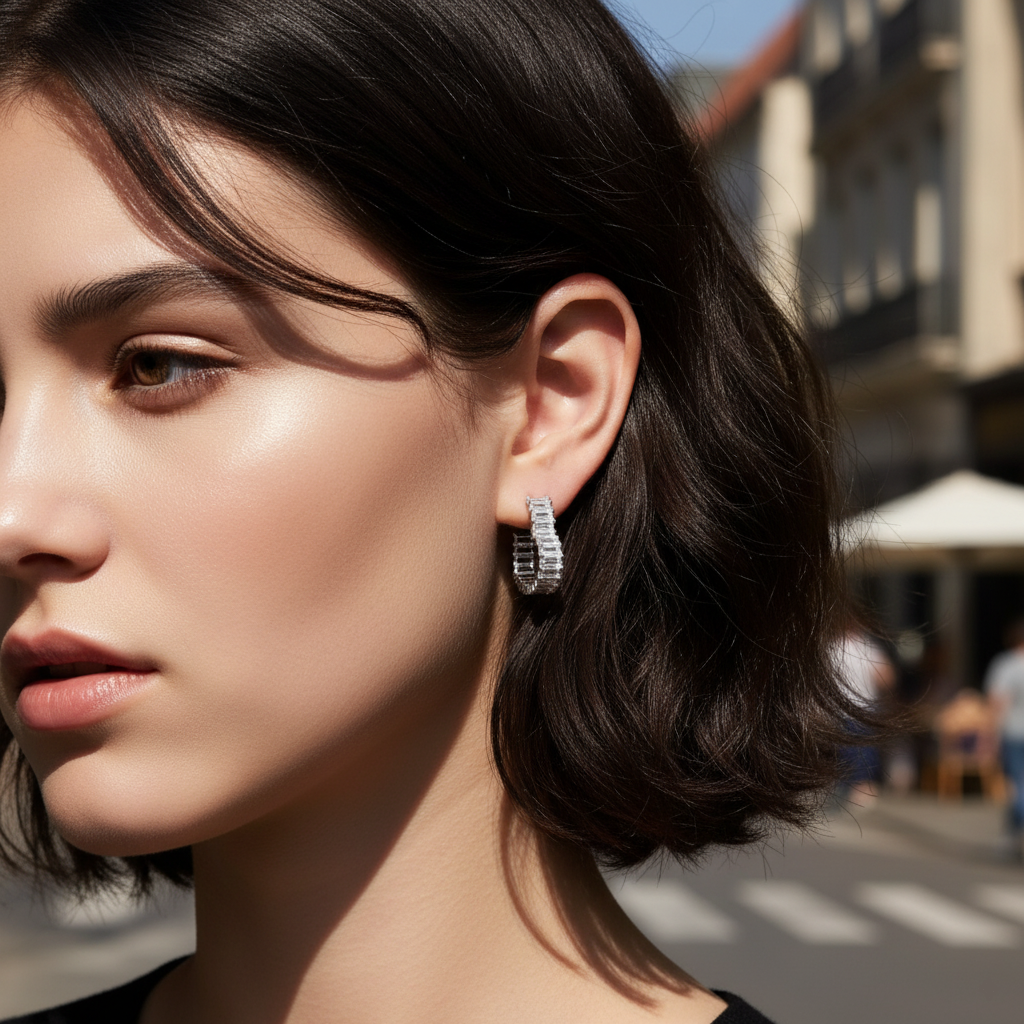 ZAINA™ Heartbeat Sterling Silver Earrings 💖