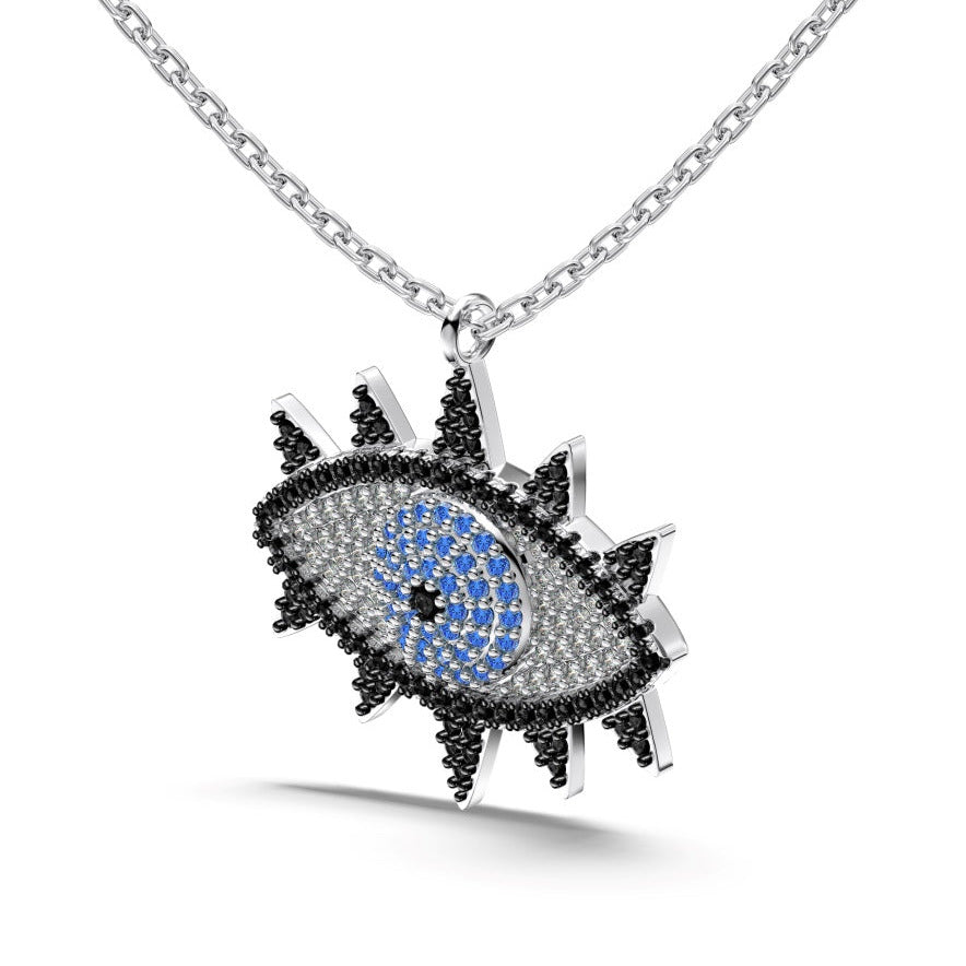 ZAINA™ Collier Aegis en Argent Sterling 🧿