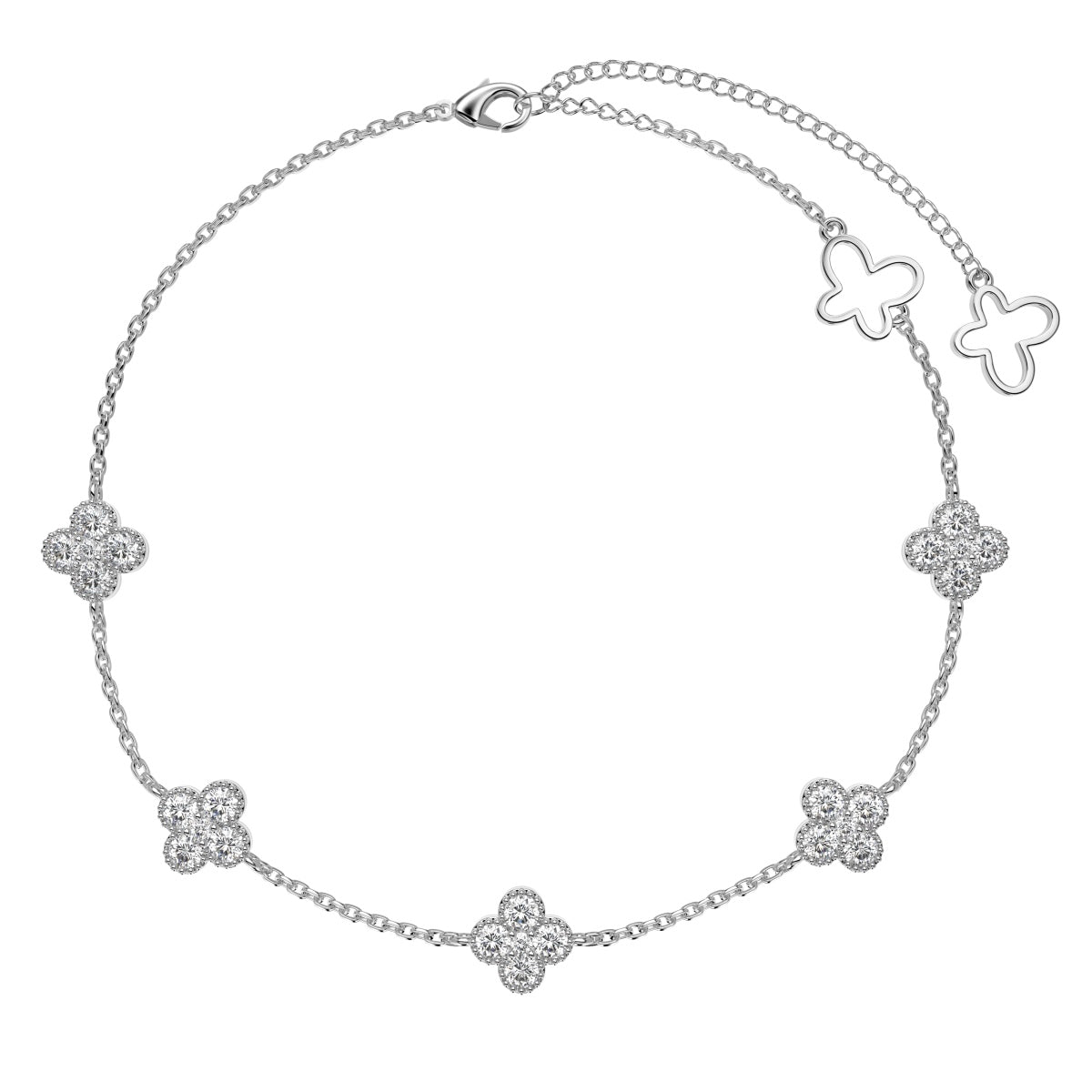 ZAINA™ Lucky Four-Leaf Bracelet 🌸