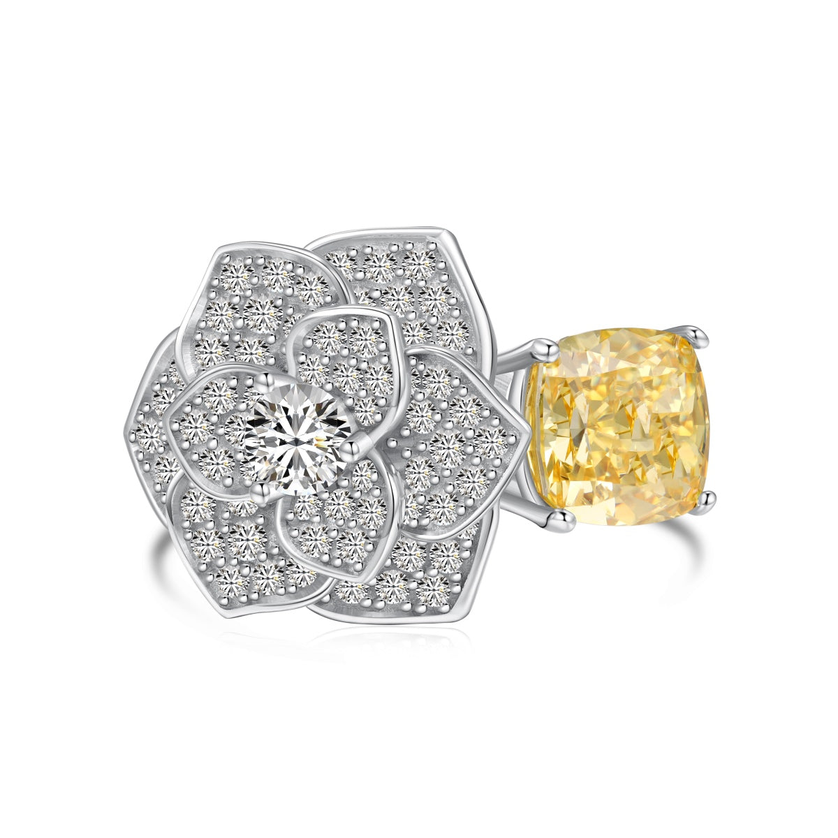 ZAINA™ Camellia Sunburst Ring 💐