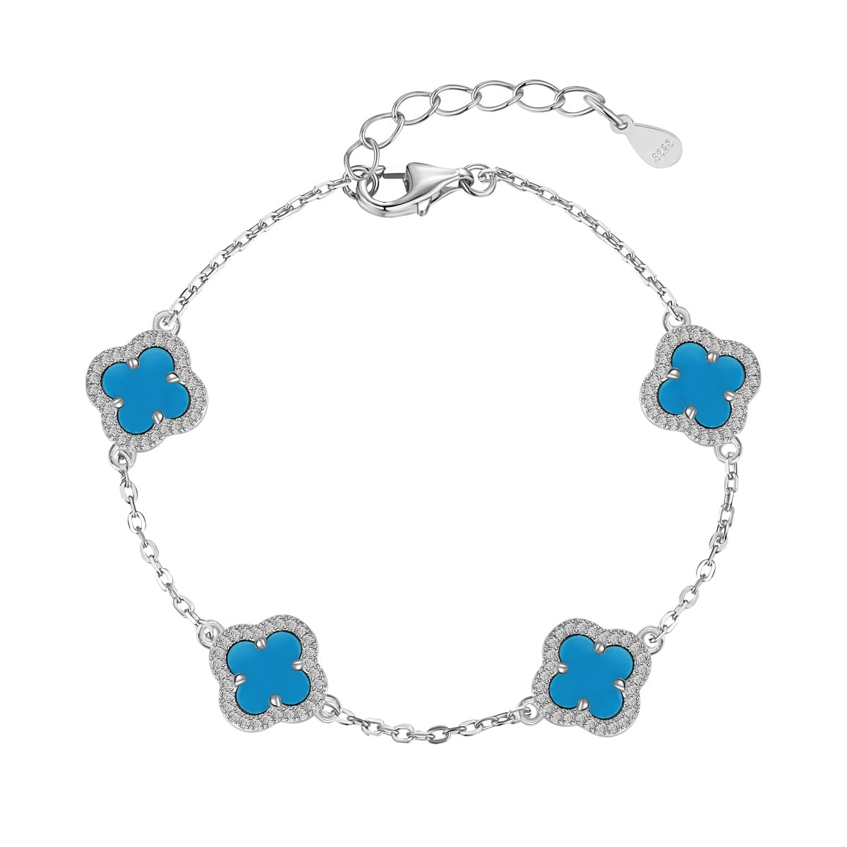 ZAINA™ Four-Leaf Bracelet 🌀