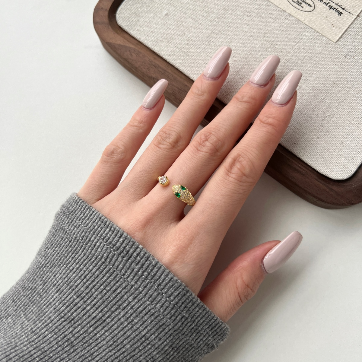 ZAINA™ Serpent Wisdom Ring 🐍