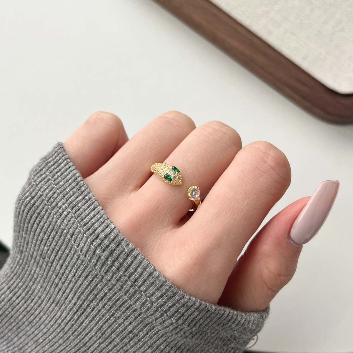 ZAINA™ Serpent Wisdom Ring 🐍