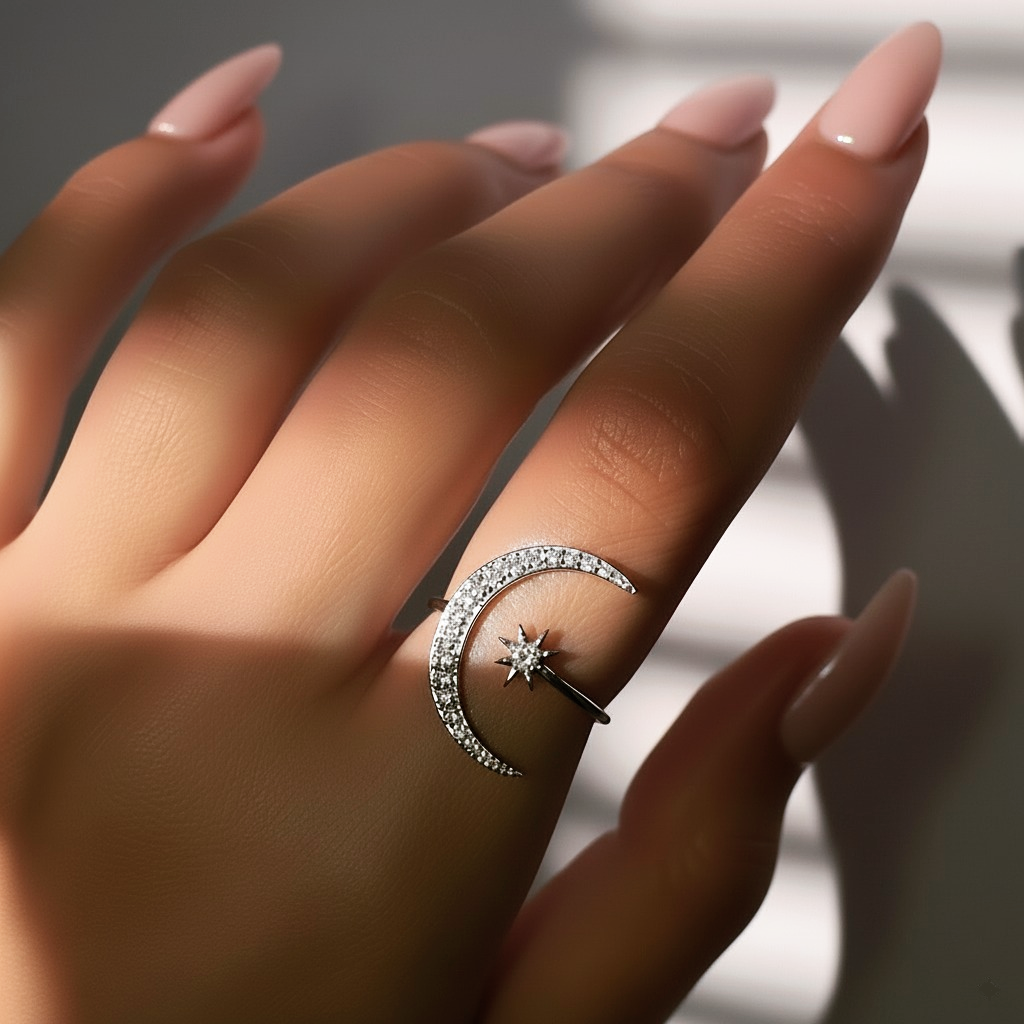 ZAINA™ Crescent Ring 🌙