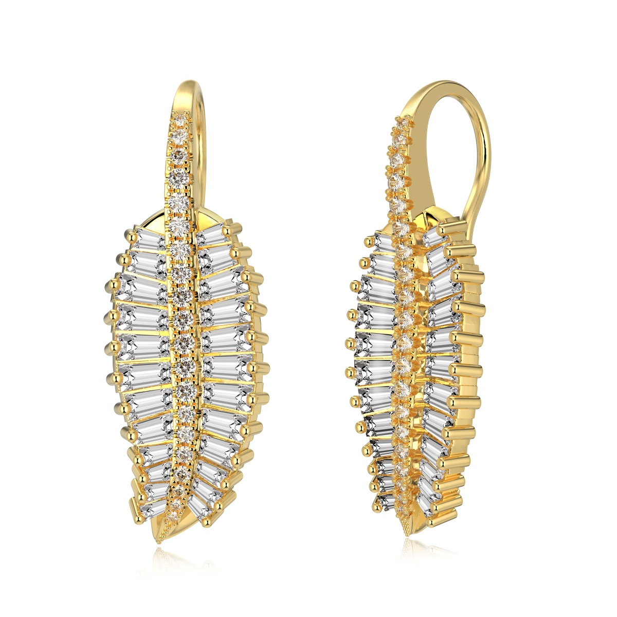 ZAINA™ Leaflight Sterling Silver Earrings 🕊️