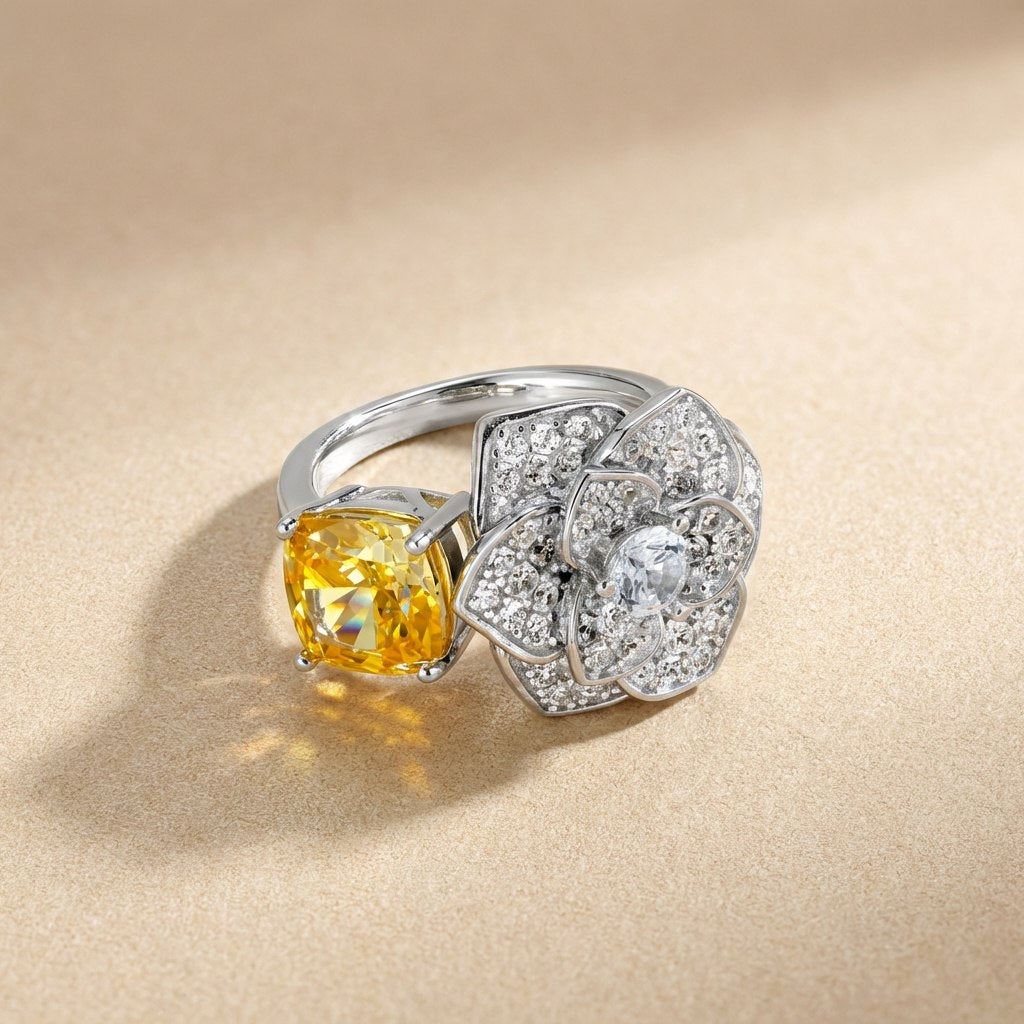 ZAINA™ Camellia Ring