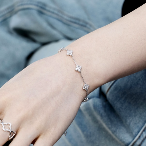 ZAINA™ Astralis Sterling Silver Bracelet 🌸