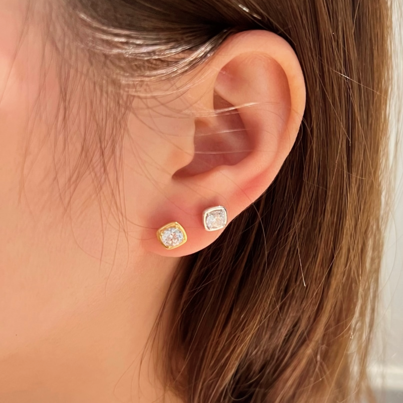 ZAINA™ Serenity Sterling Silver Stud Earrings 🌟