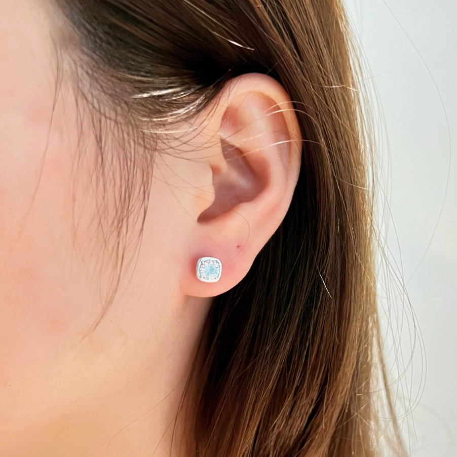 ZAINA™ Serenity Sterling Silver Stud Earrings 🌟