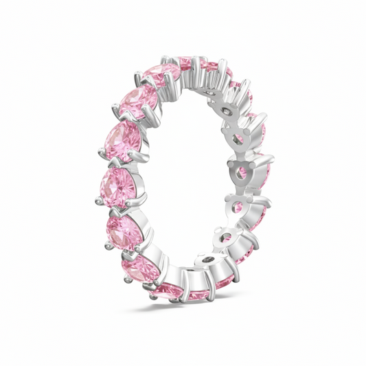 ZAINA™ Row of Hearts Ring 💖