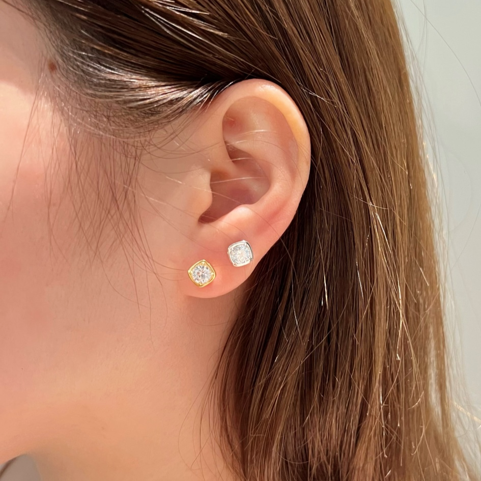 ZAINA™ Serenity Sterling Silver Stud Earrings 🌟