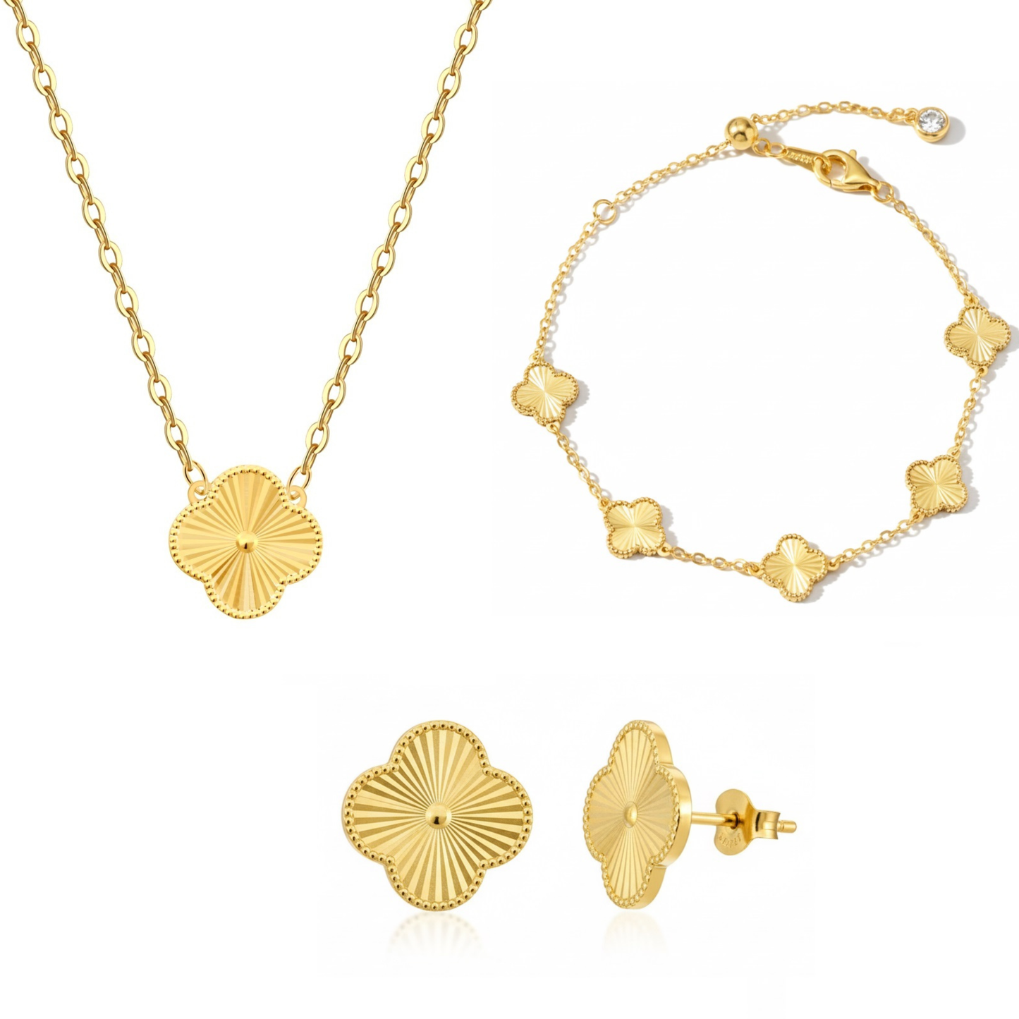 ZAINA™ Gold Leaf Sterling Silver Bracelet 💛