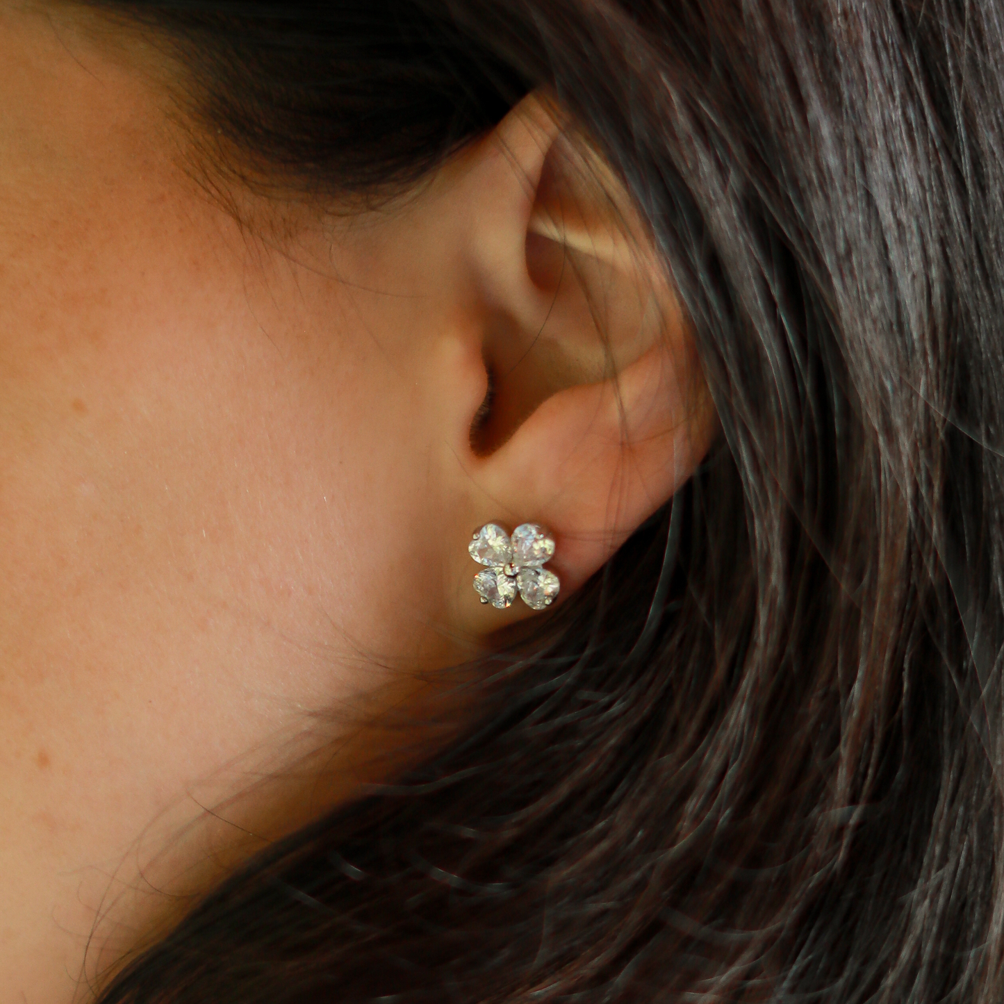 ZAINA™ Quatrefoil Stud Earrings