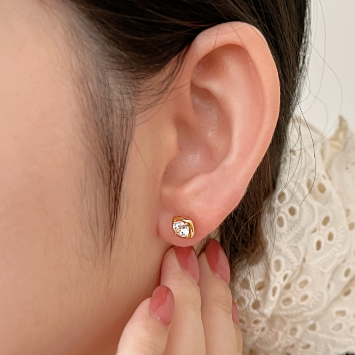 ZAINA™ Serenity Sterling Silver Stud Earrings 🌟