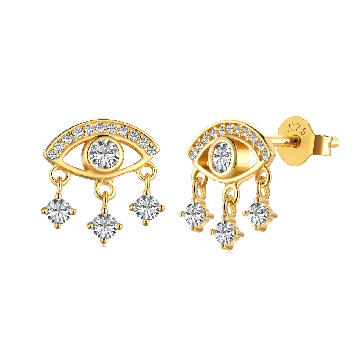 ZAINA™ Afiya Sterling Silver Stud 🧿