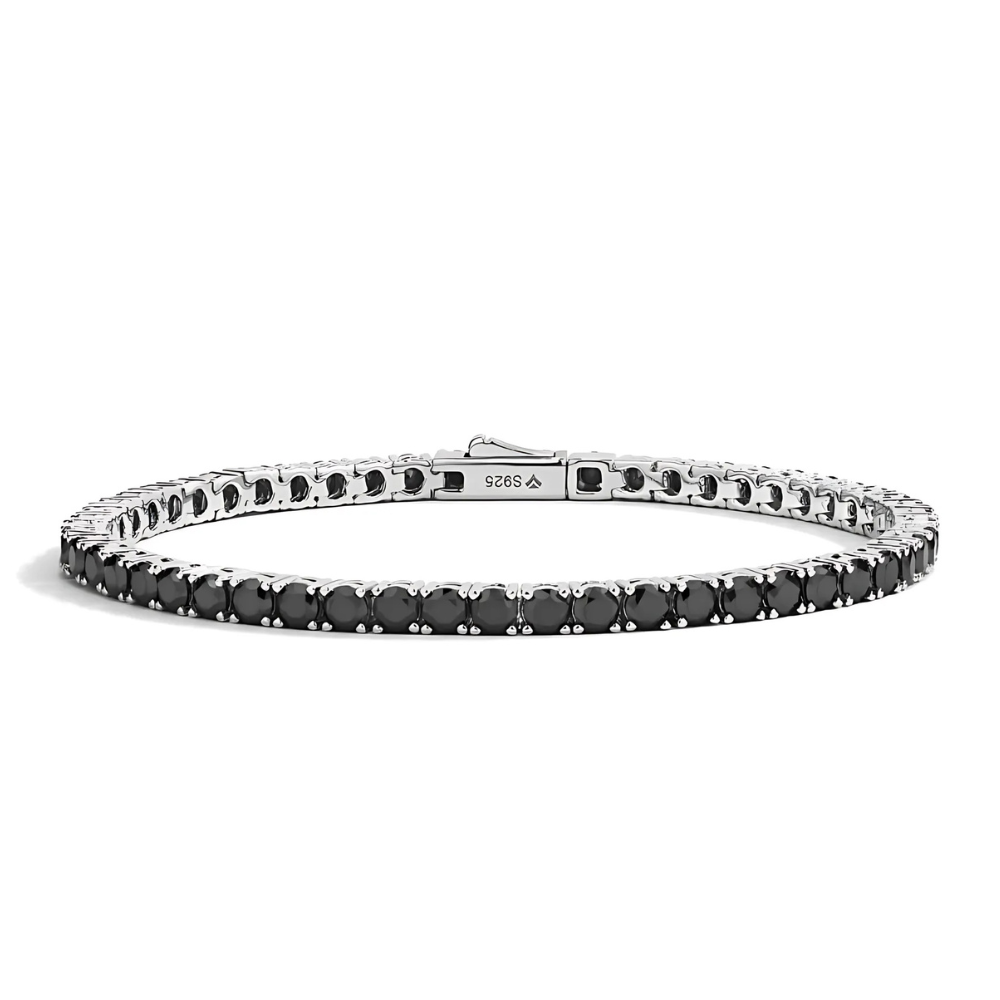 ZAINA JEWEL™ Obsidian Tennis Bracelet 🌑