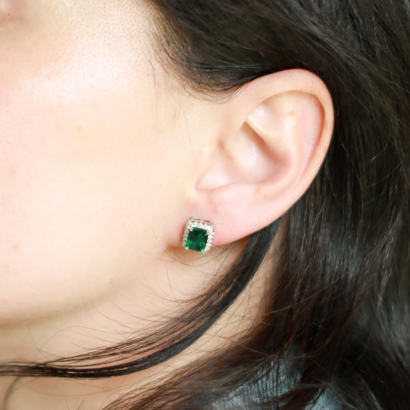 ZAINA™ Emerald Majesty Earrings 💚