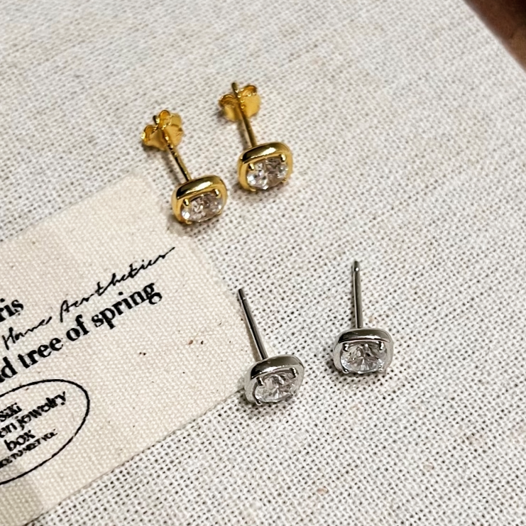 ZAINA™ Serenity Sterling Silver Stud Earrings 🌟