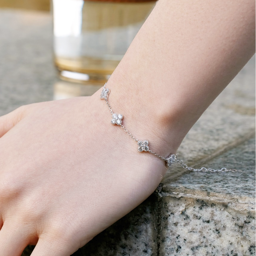 ZAINA™ Astralis Sterling Silver Bracelet 🌸