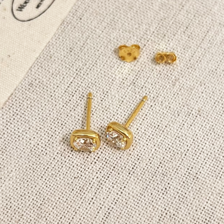 ZAINA™ Serenity Sterling Silver Stud Earrings 🌟