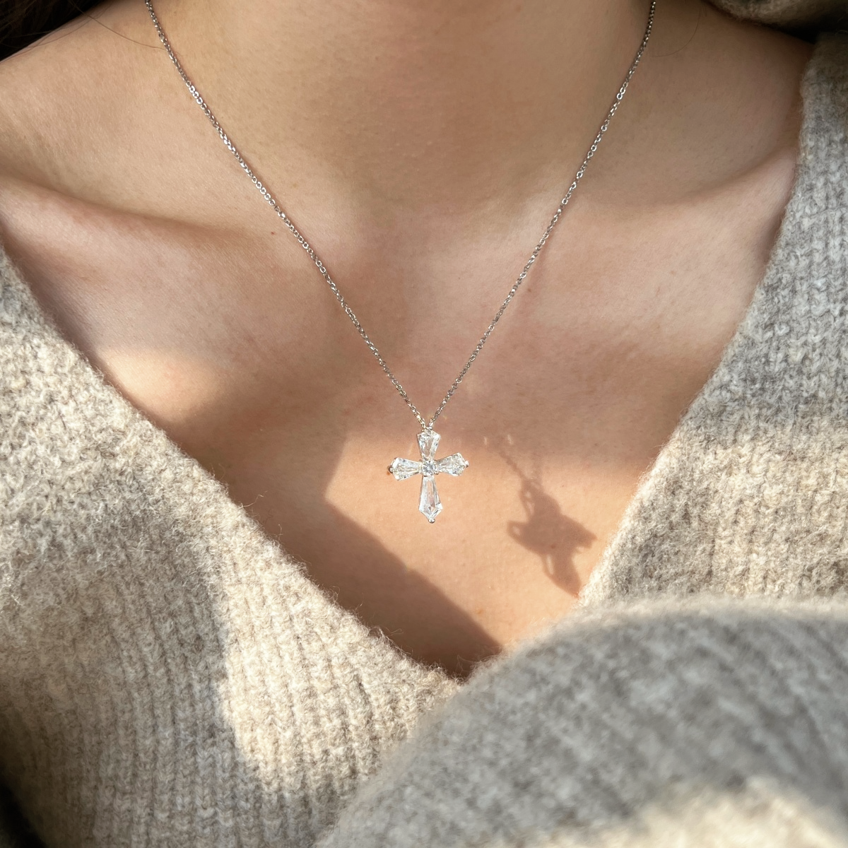 ZAINA™ Radiant Cross Necklace ✤