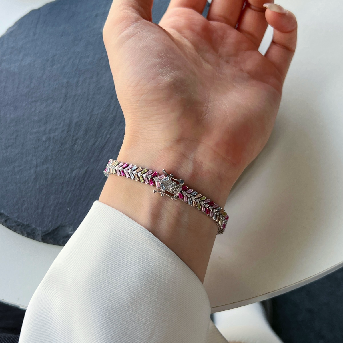 ZAINA™ Aurora Baguette Bracelet 🌈