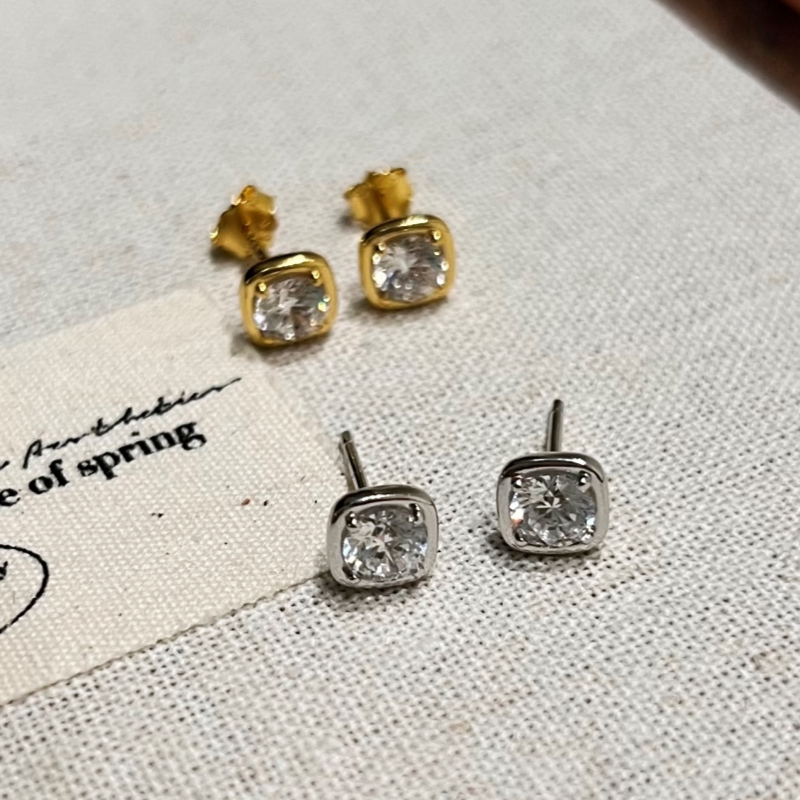 ZAINA™ Serenity Sterling Silver Stud Earrings 🌟