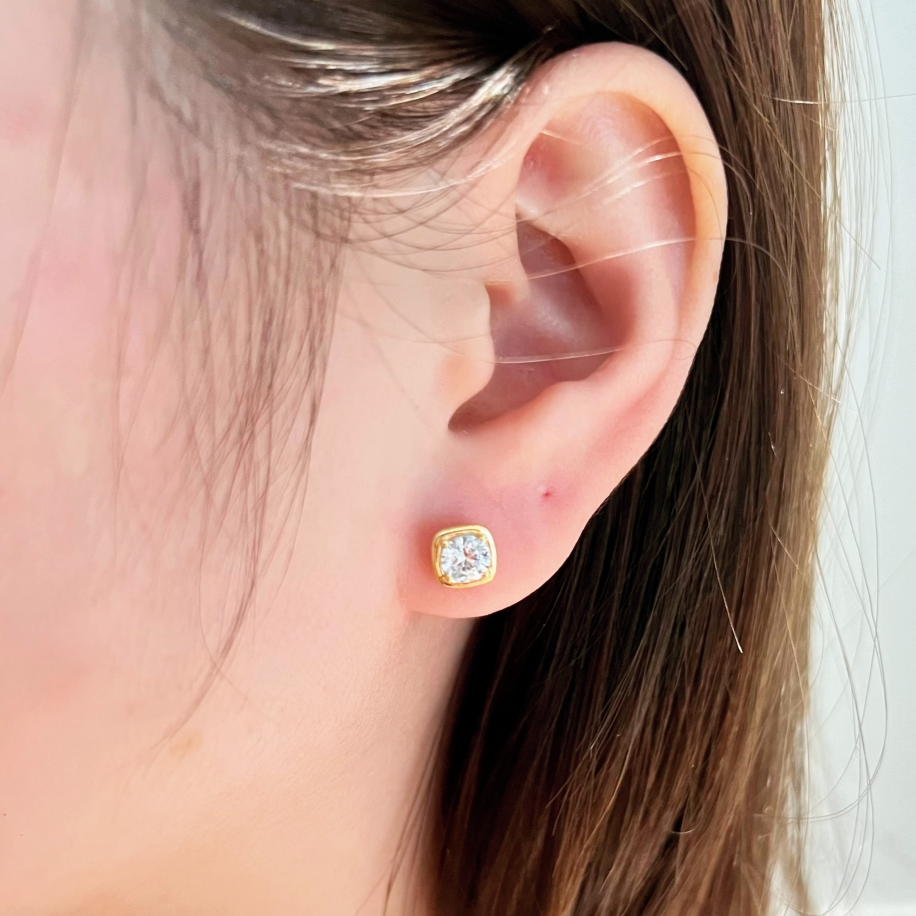 ZAINA™ Serenity Sterling Silver Stud Earrings 🌟