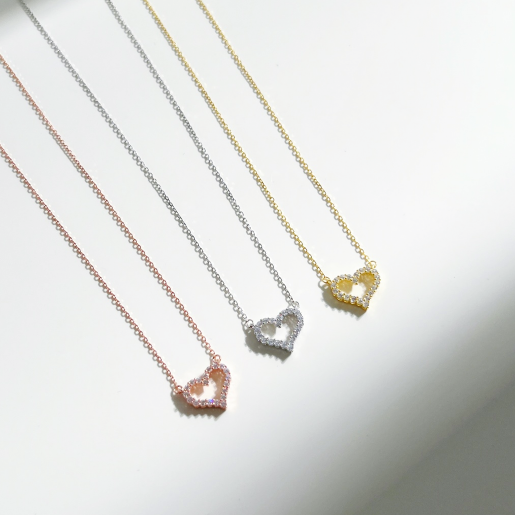 ZAINA™ Diamond Heart Necklace ♡