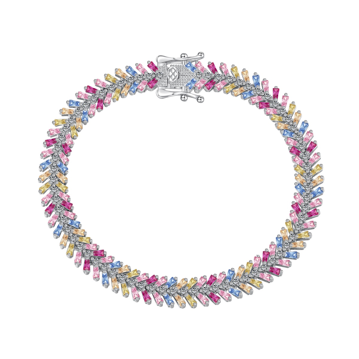 ZAINA™ Aurora Baguette Bracelet 🌈