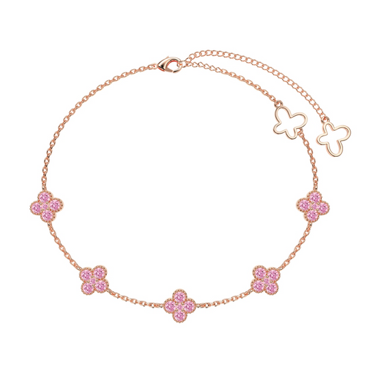 ZAINA™ Lucky Four-Leaf Bracelet 🌸