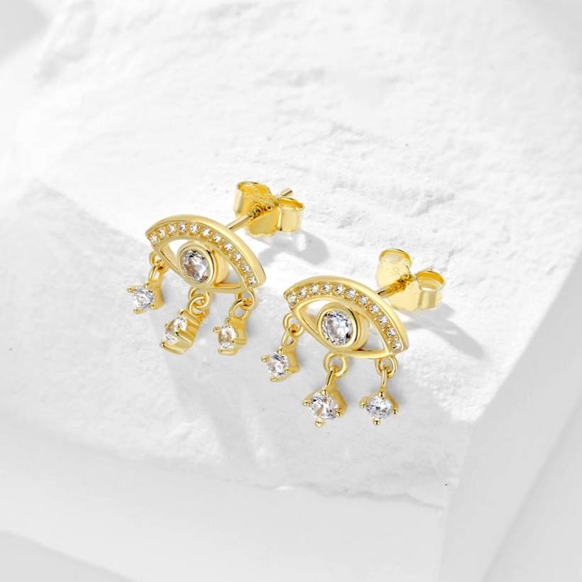 ZAINA™ Afiya Sterling Silver Stud 🧿