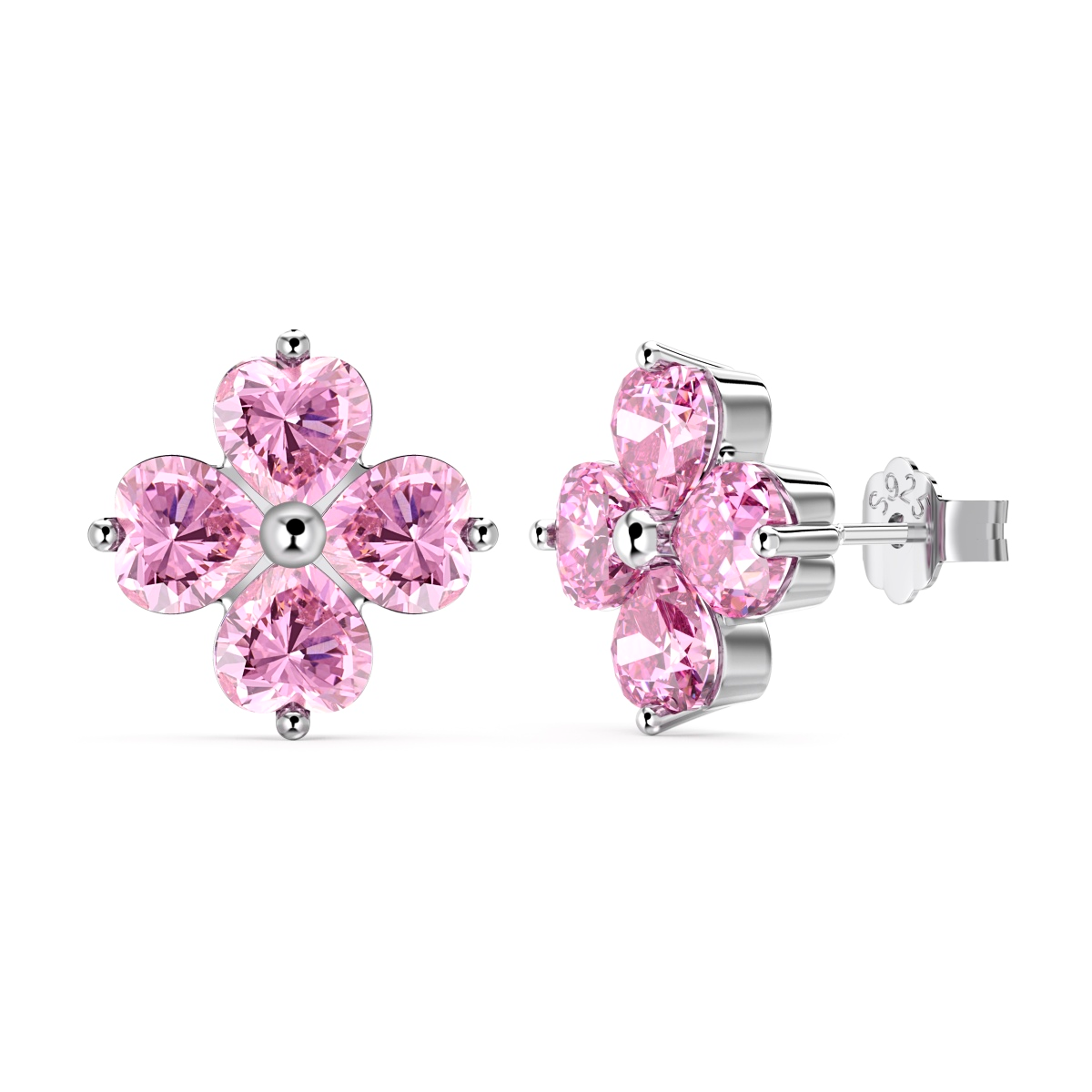 ZAINA™ Luck Heart Stud Earrings 🍀