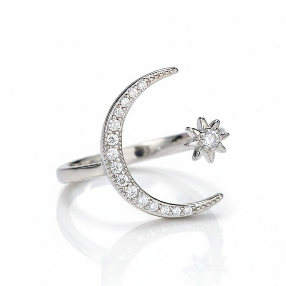 ZAINA™ Crescent Ring 🌙