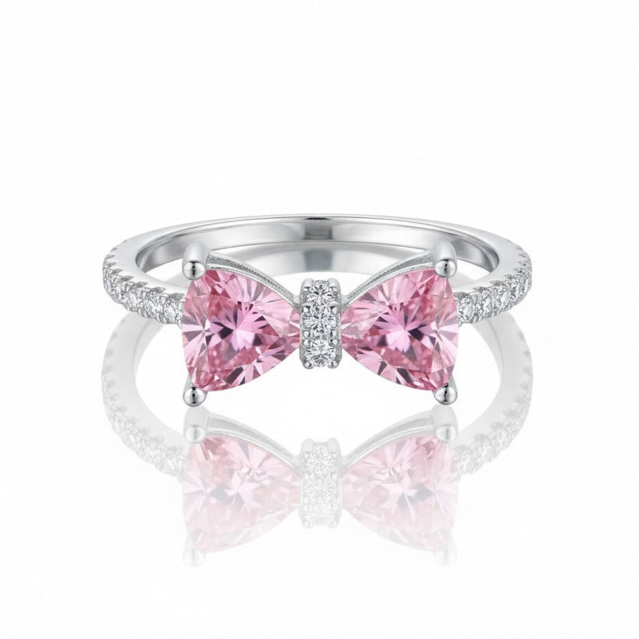 ZAINA™ Sparkling Bow Ring 🎀