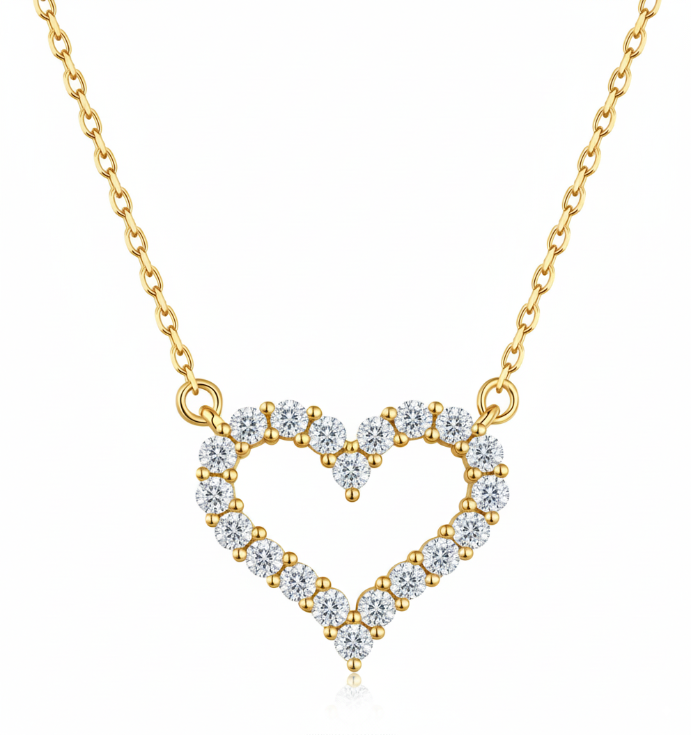 ZAINA™ Diamond Heart Necklace ♡