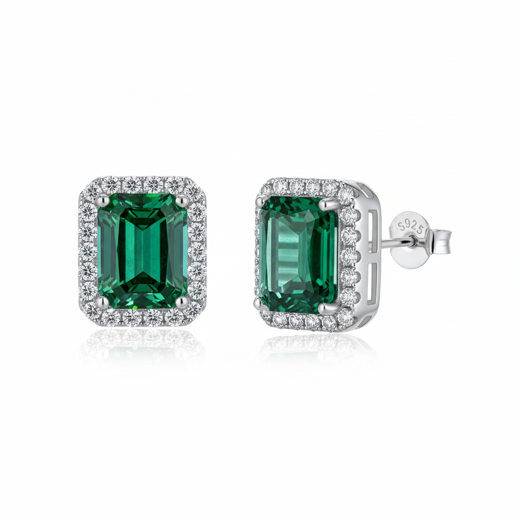 ZAINA™ Emerald Majesty Earrings 💚