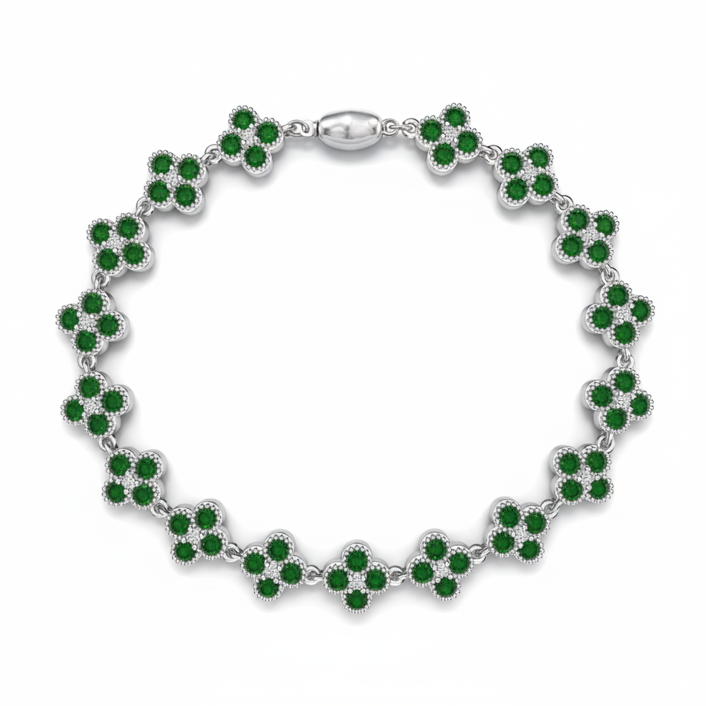 ZAINA™ Luxury Clover Bracelet 🦢