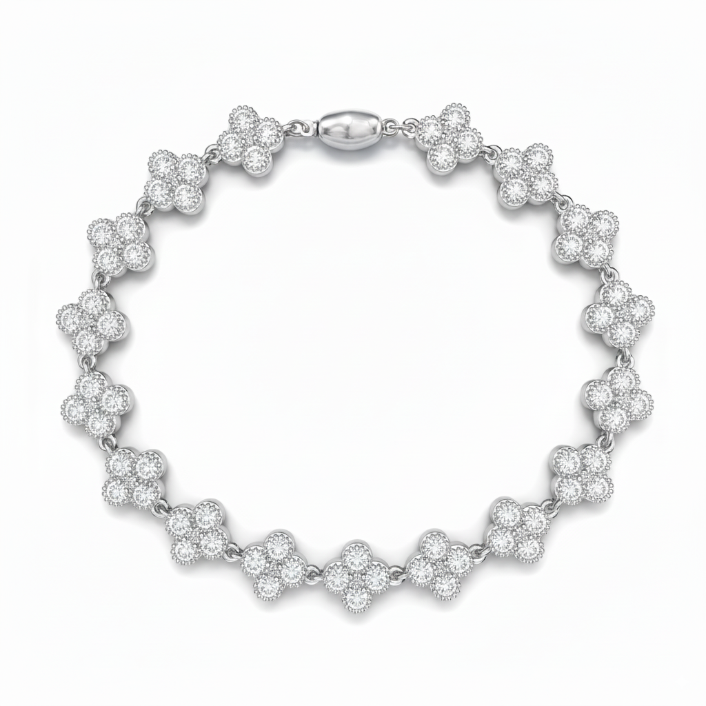 ZAINA™ Luxury Clover Bracelet 🦢