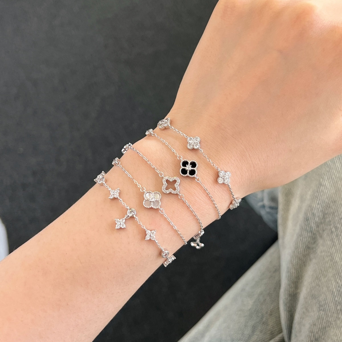 ZAINA JEWEL™ Lucky Four-Leaf Bracelet 🦢