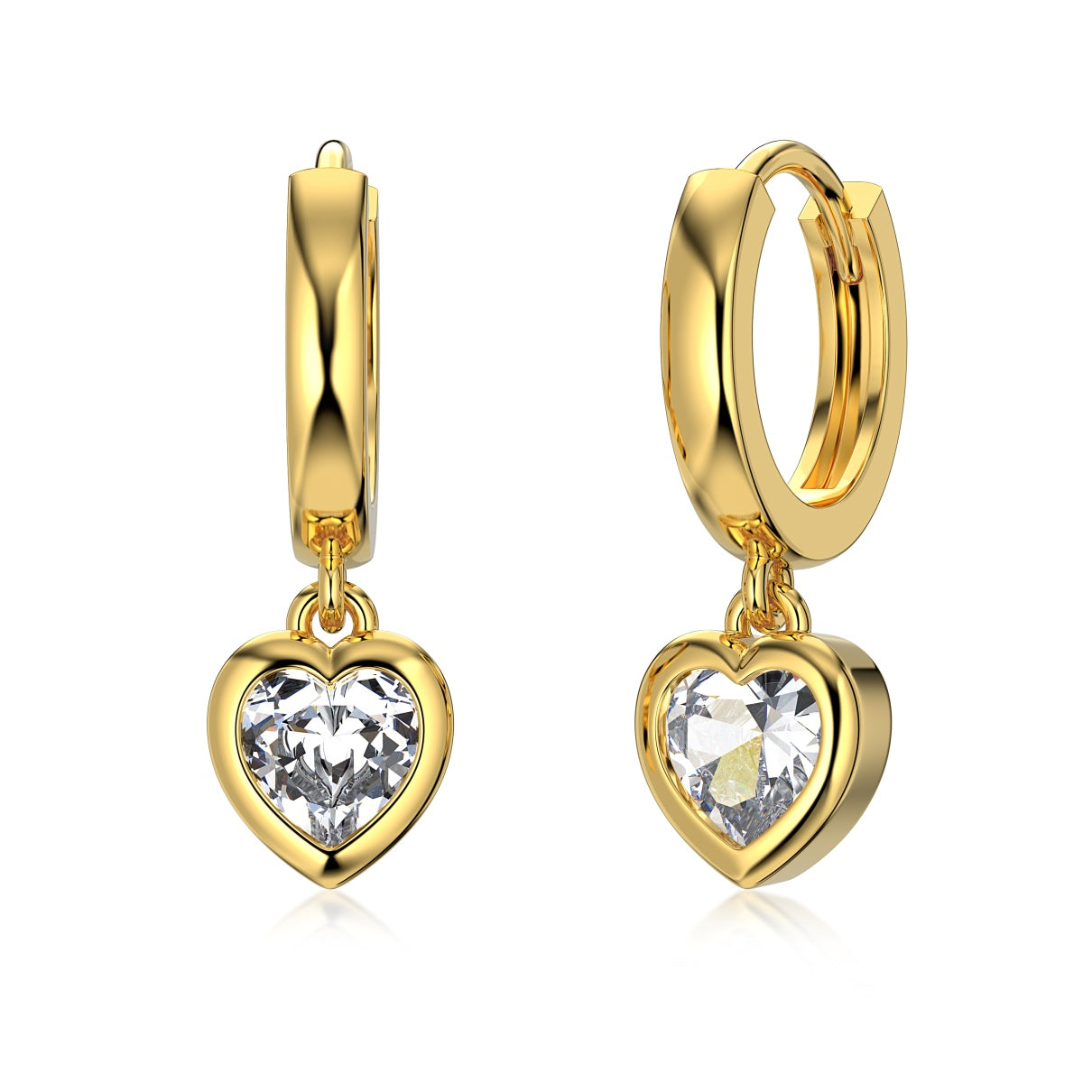 ZAINA™ Heart Earrings