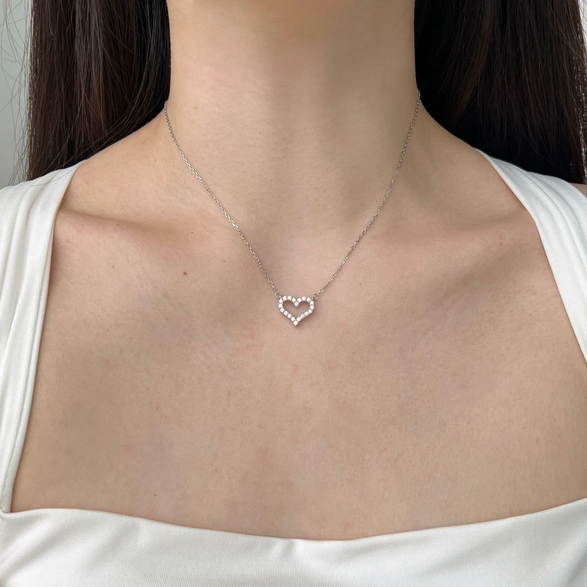 ZAINA JEWEL™ Diamond Heart Necklace 🥰