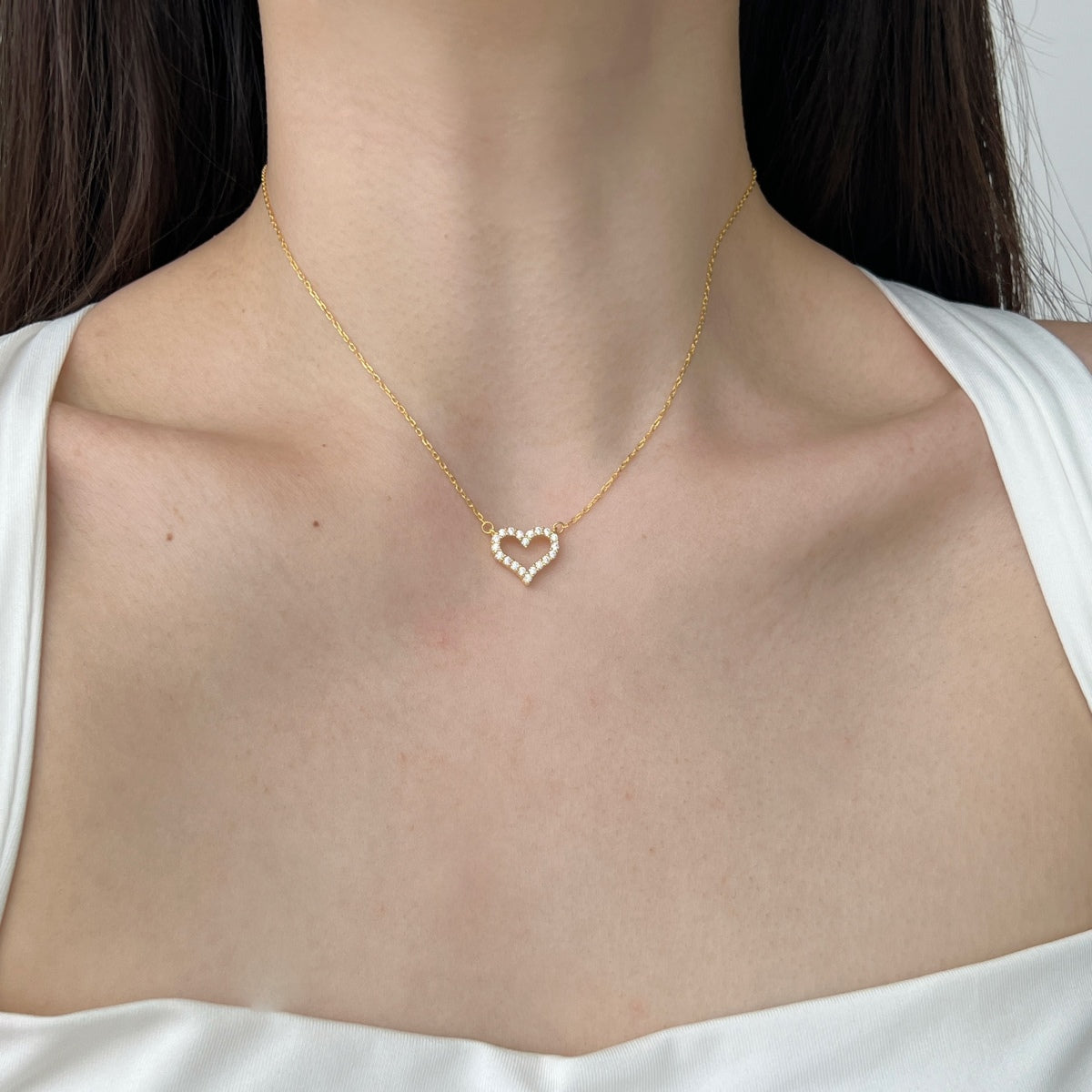 ZAINA JEWEL™ Diamond Heart Necklace 🥰