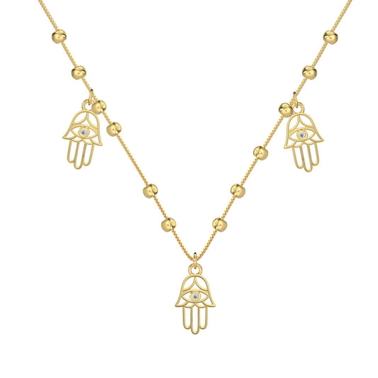 ZAINA™ Hamsa Light Necklace 🖐️